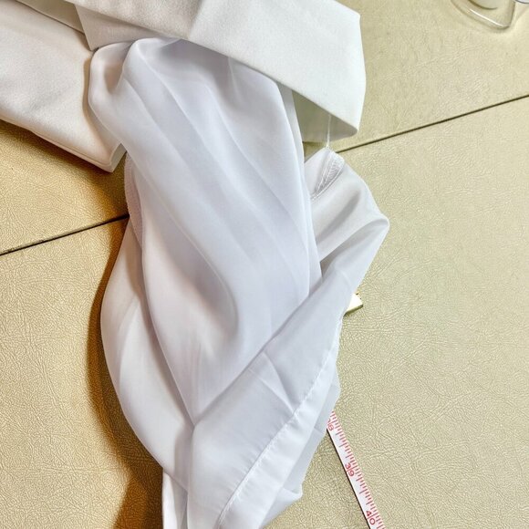 TALBOTS Pants  White HERITAGE  Straight Leg New w Tags Size 14 - Picture 7 of 14